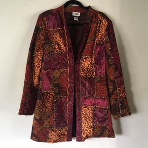 Vintage Sandy Starkman patchwork Coat/jacket